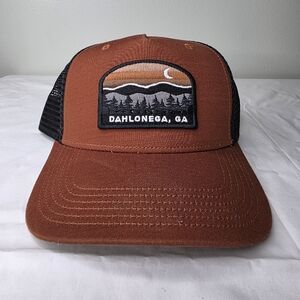 Legacy Burnt Orange And Black Dahlonega,GA Mesh Back Hat